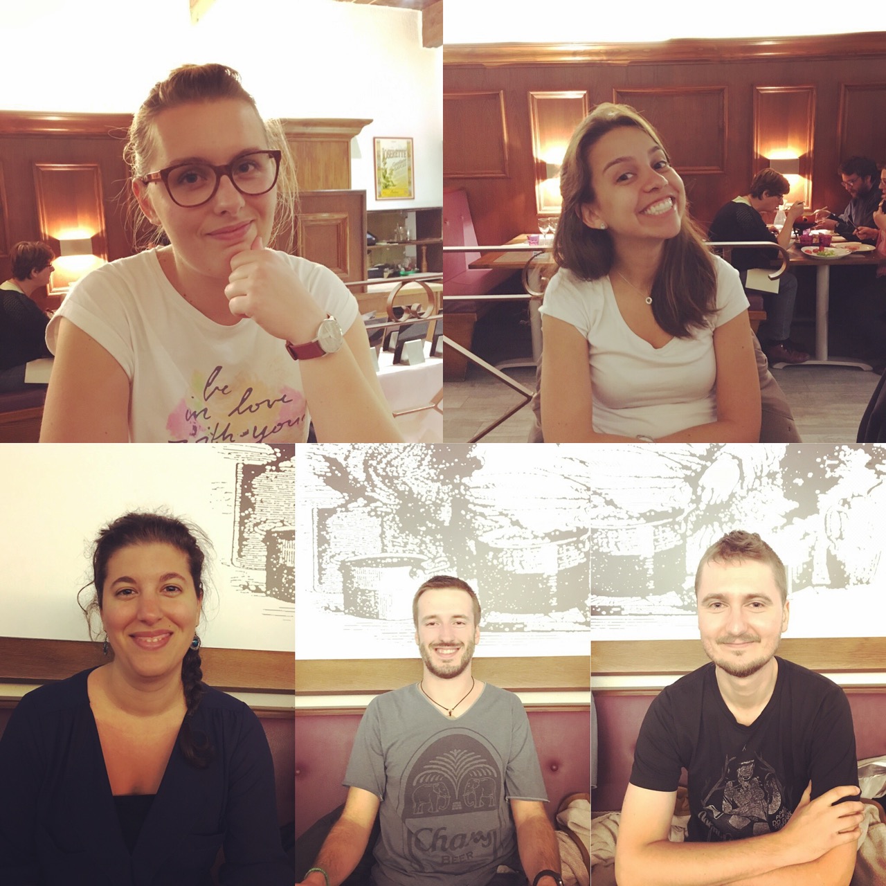 Confiants avant la raclette…