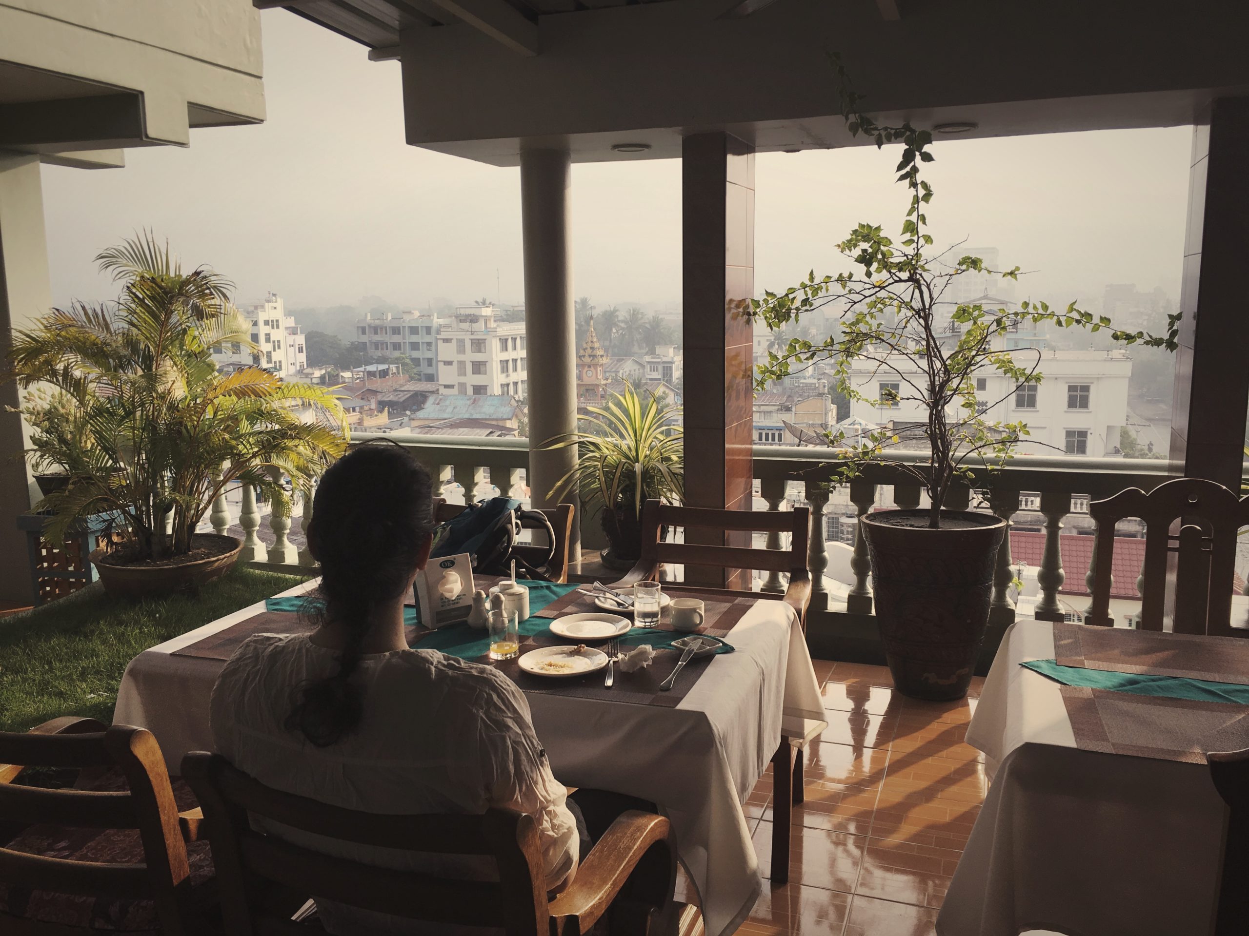 Petit déjeuner sur les hauteurs