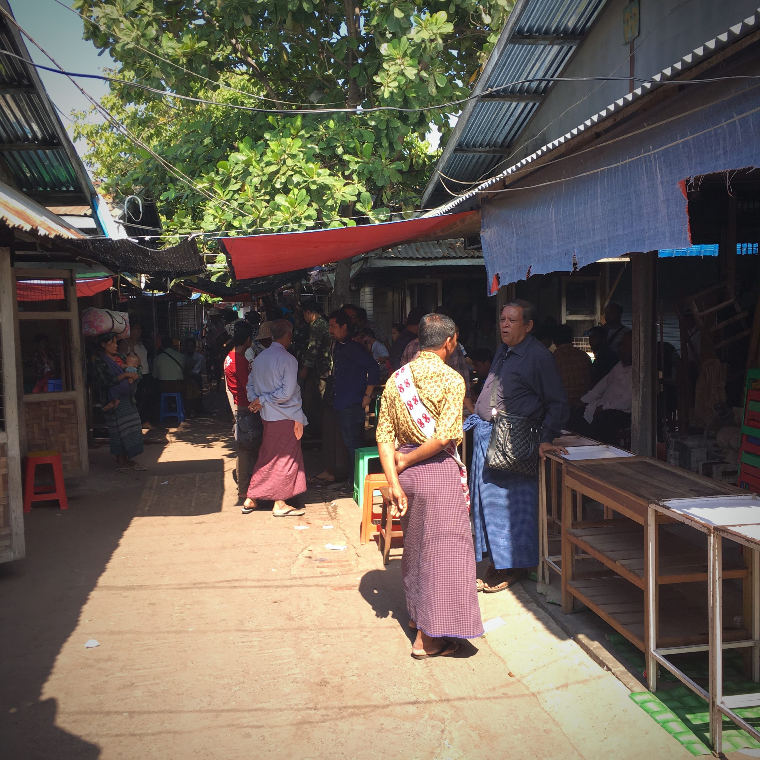Le marché de Jade de Mandalay