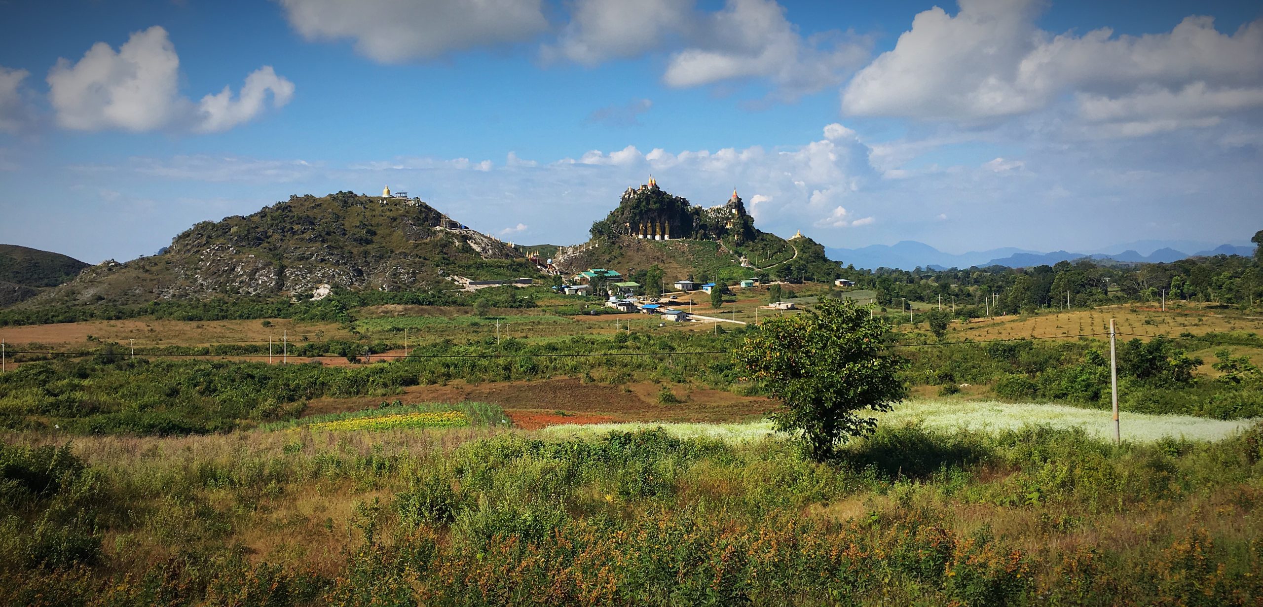 Sur la route entre Inle et Mandalay