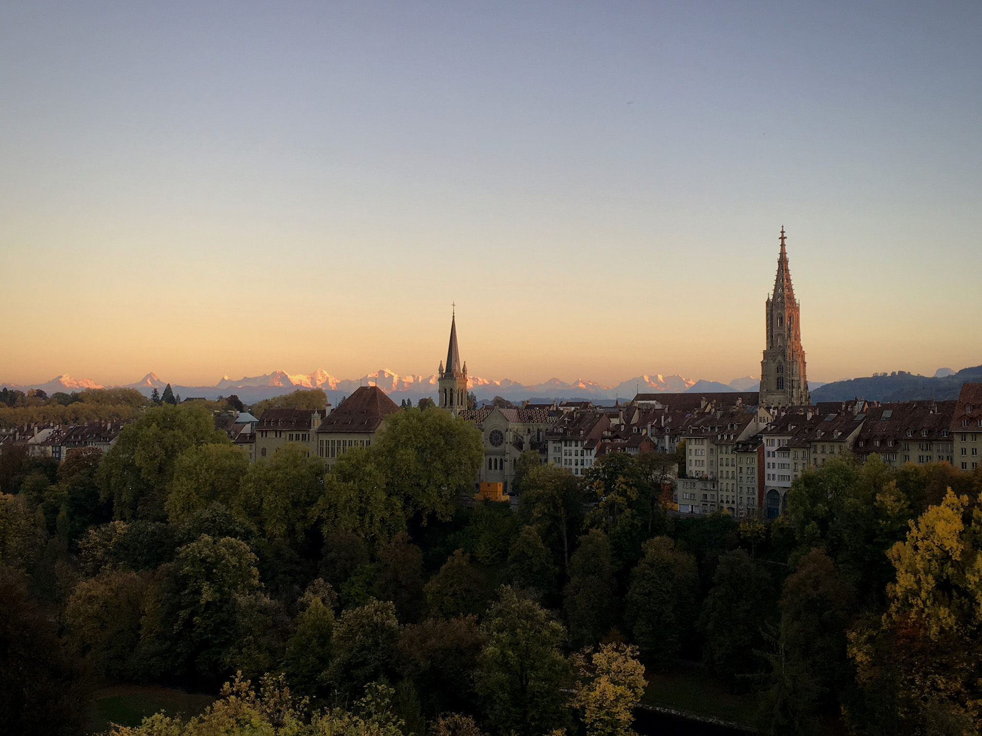 Bern et ses Alpes