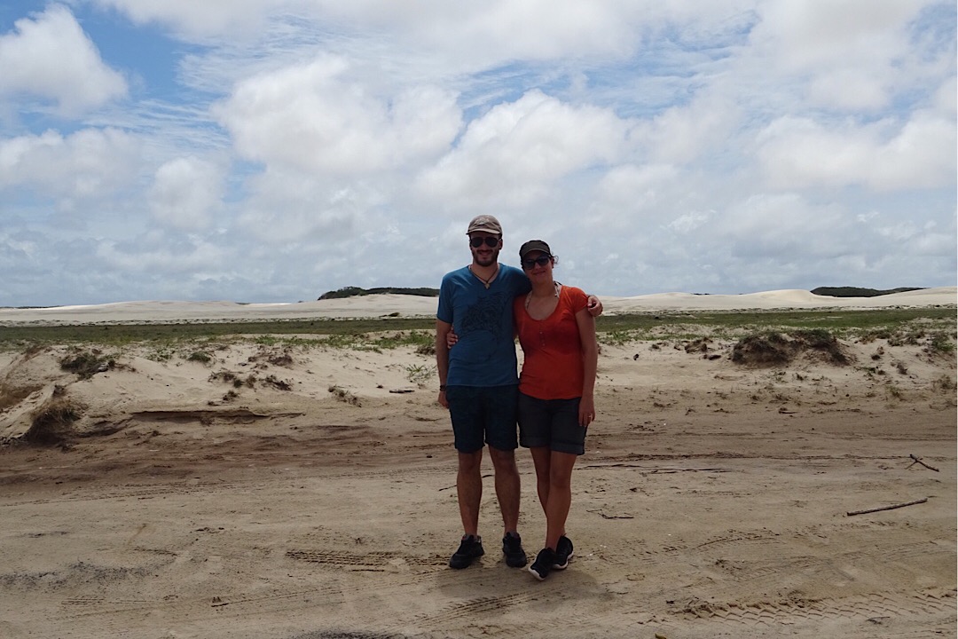 Entre plage et désert