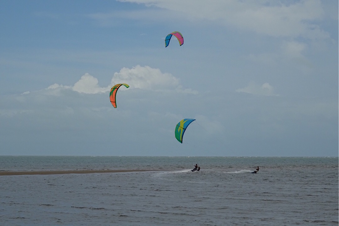 La voile dans le vent…