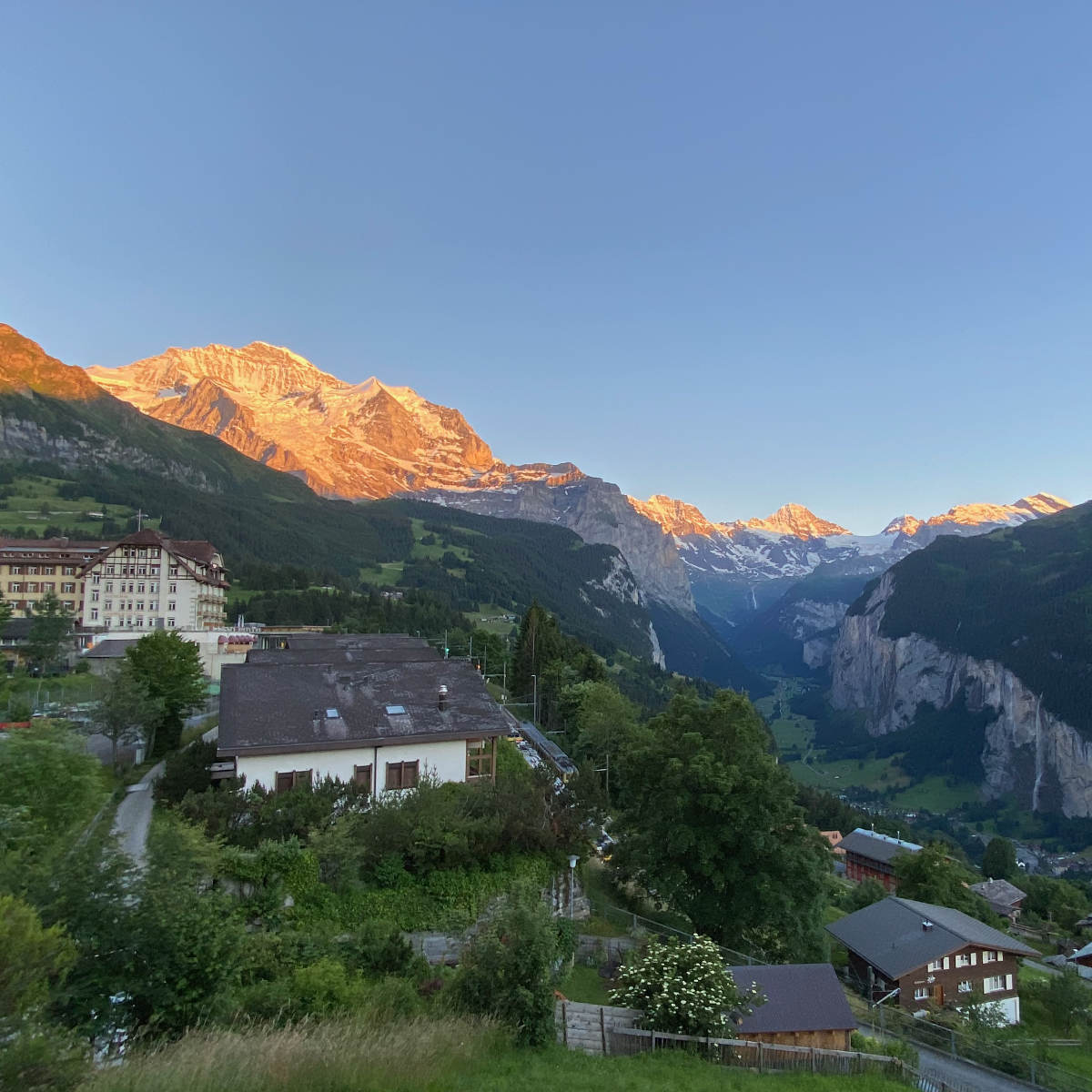 Conférence virtuelle à la montagne