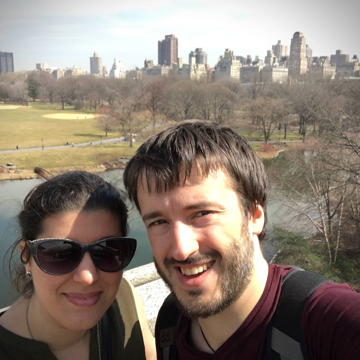 Au centre, il y a le parc