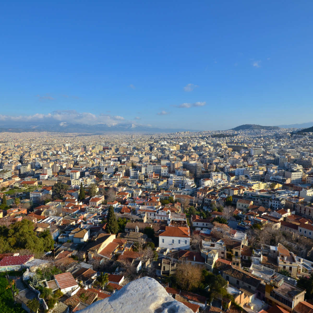 Vue depuis l&rsquo;Olympe ?