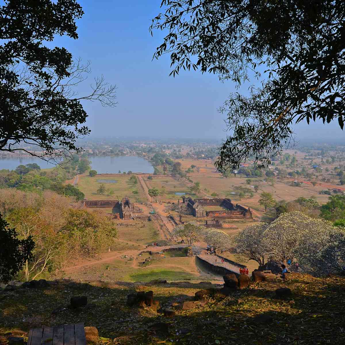Au sommet du Wat Phu