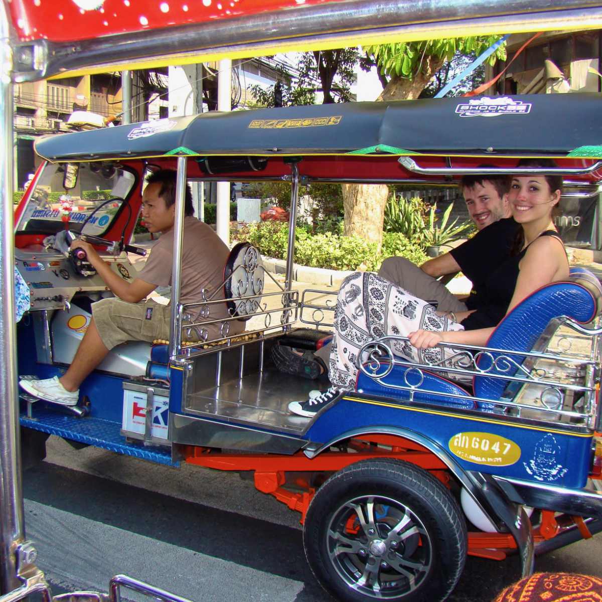 Course dans les rues de Bangkok