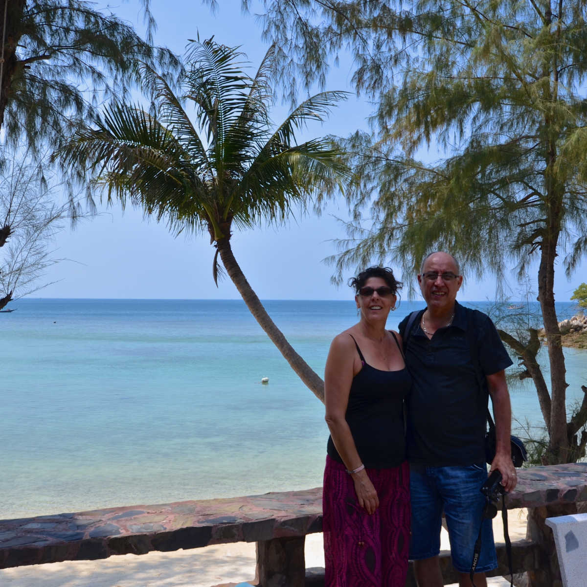 Petite pause sur la plage de Haad Khom