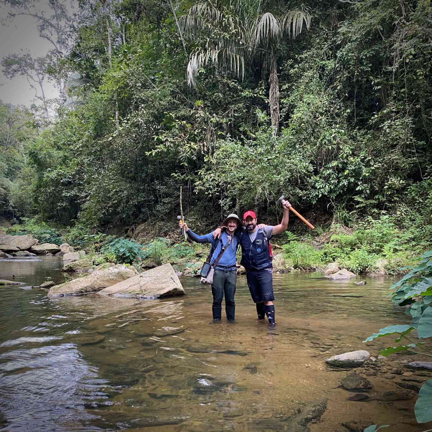 Couple de géologues