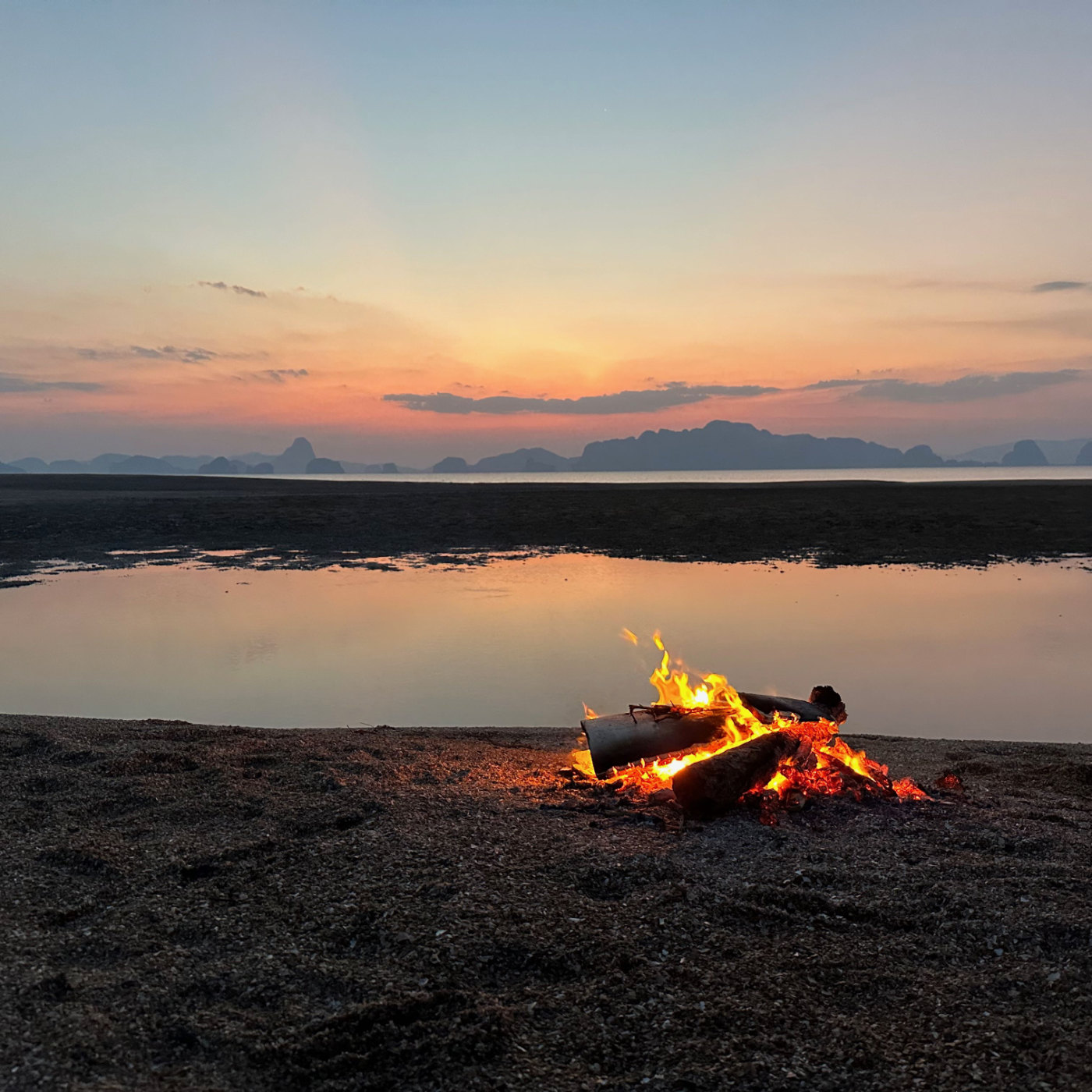 Feu de fin de journée