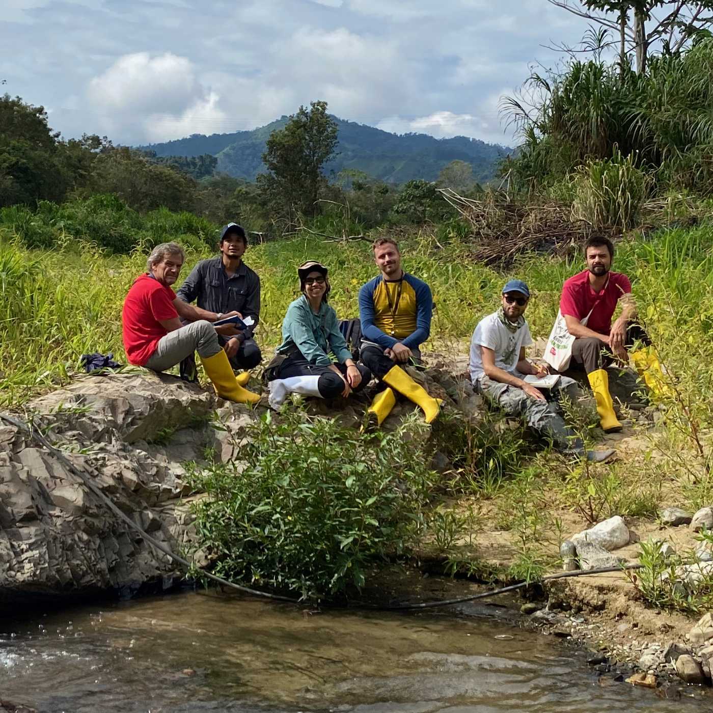 Pause dans le style géologue