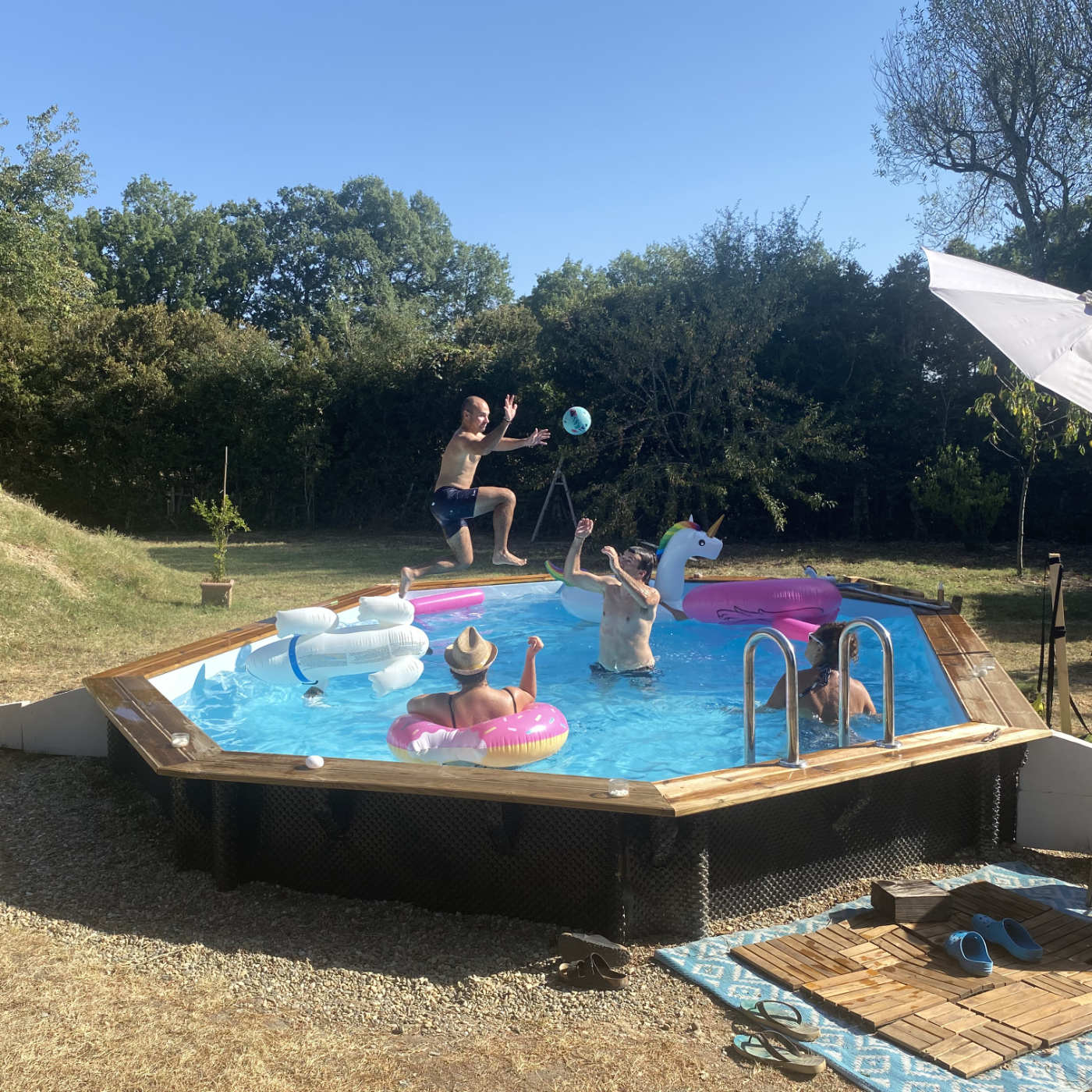 Baignade d&rsquo;anniversaire