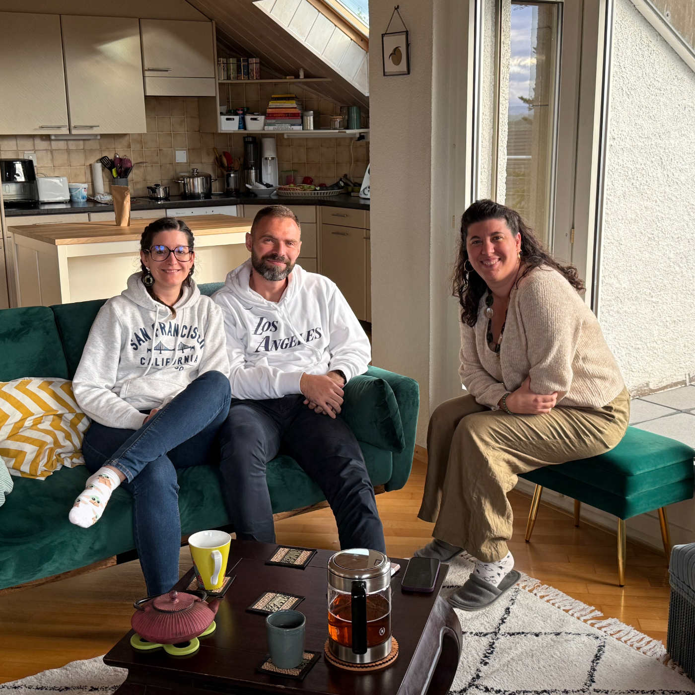 Visite des voisins français