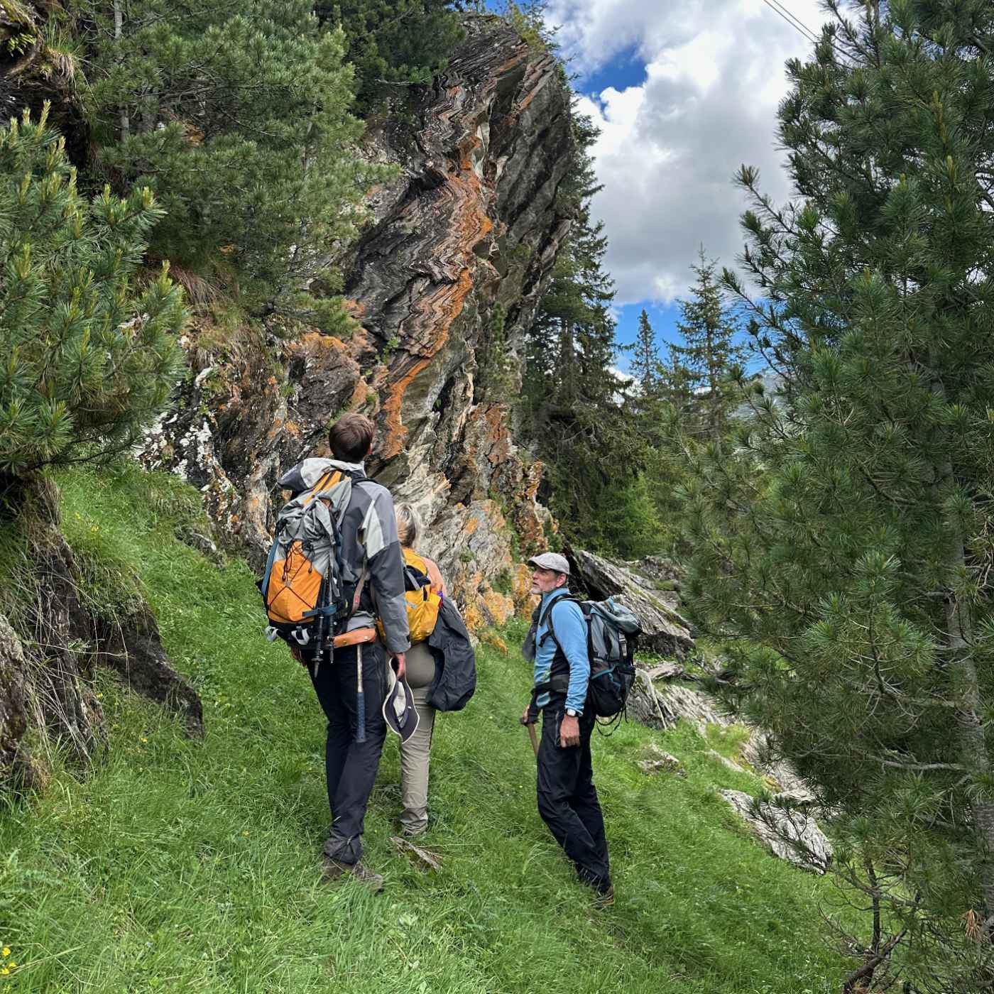 Sur le terrain au Lukmanier