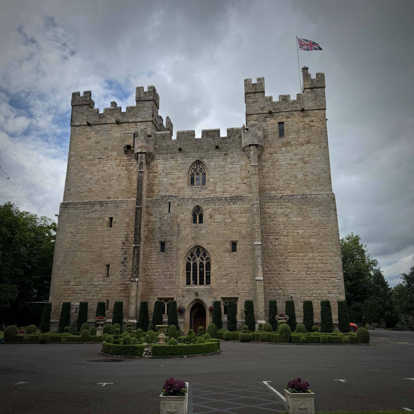 Arrivée au château