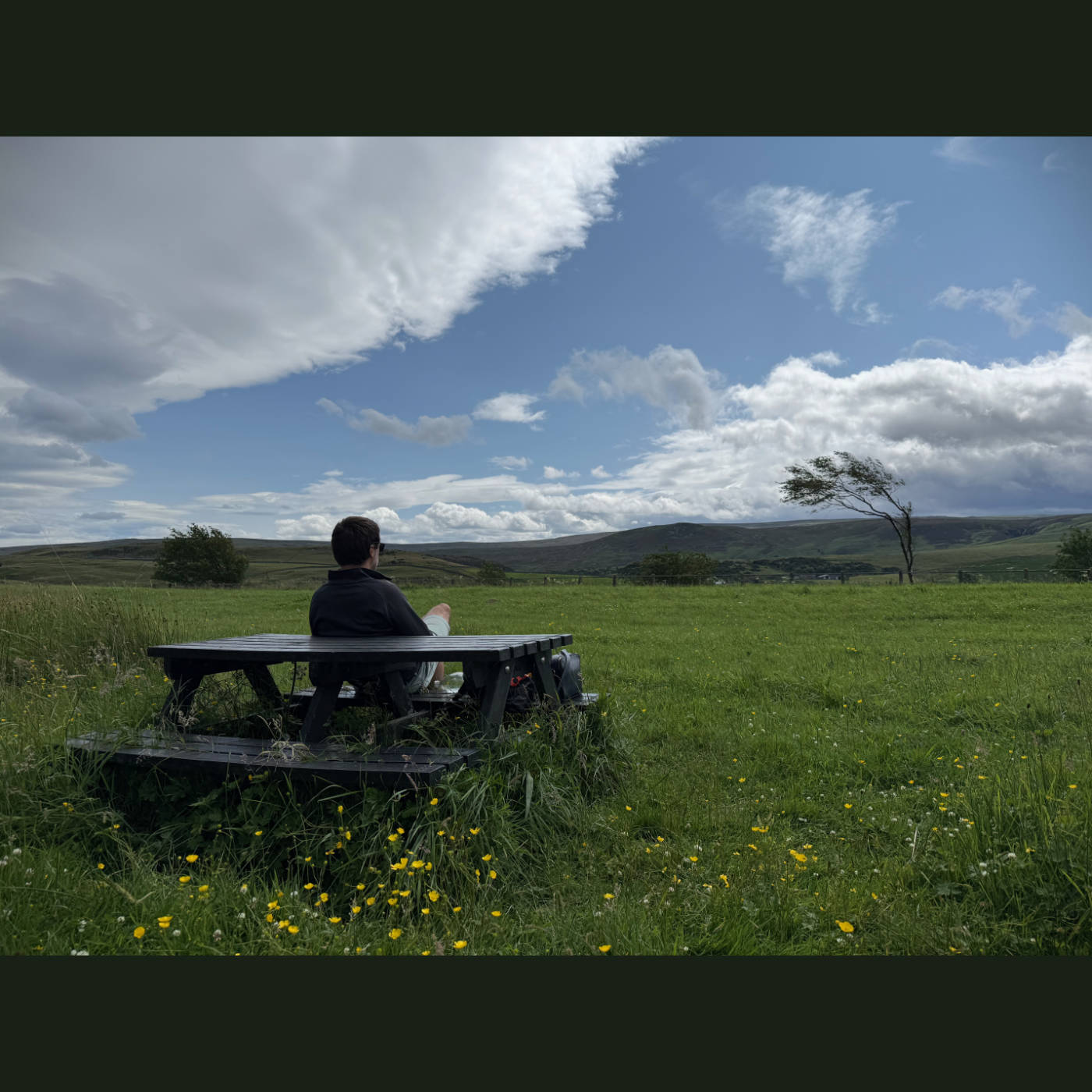Pique-nique sous le vent