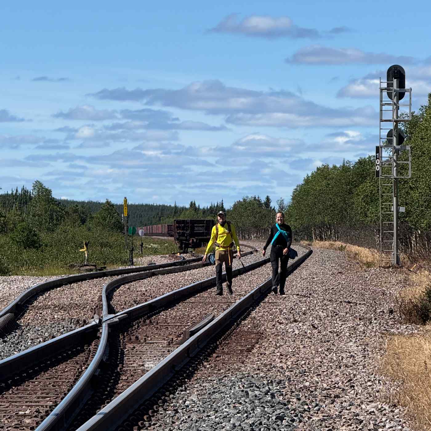 Enfin un chemin (de fer)
