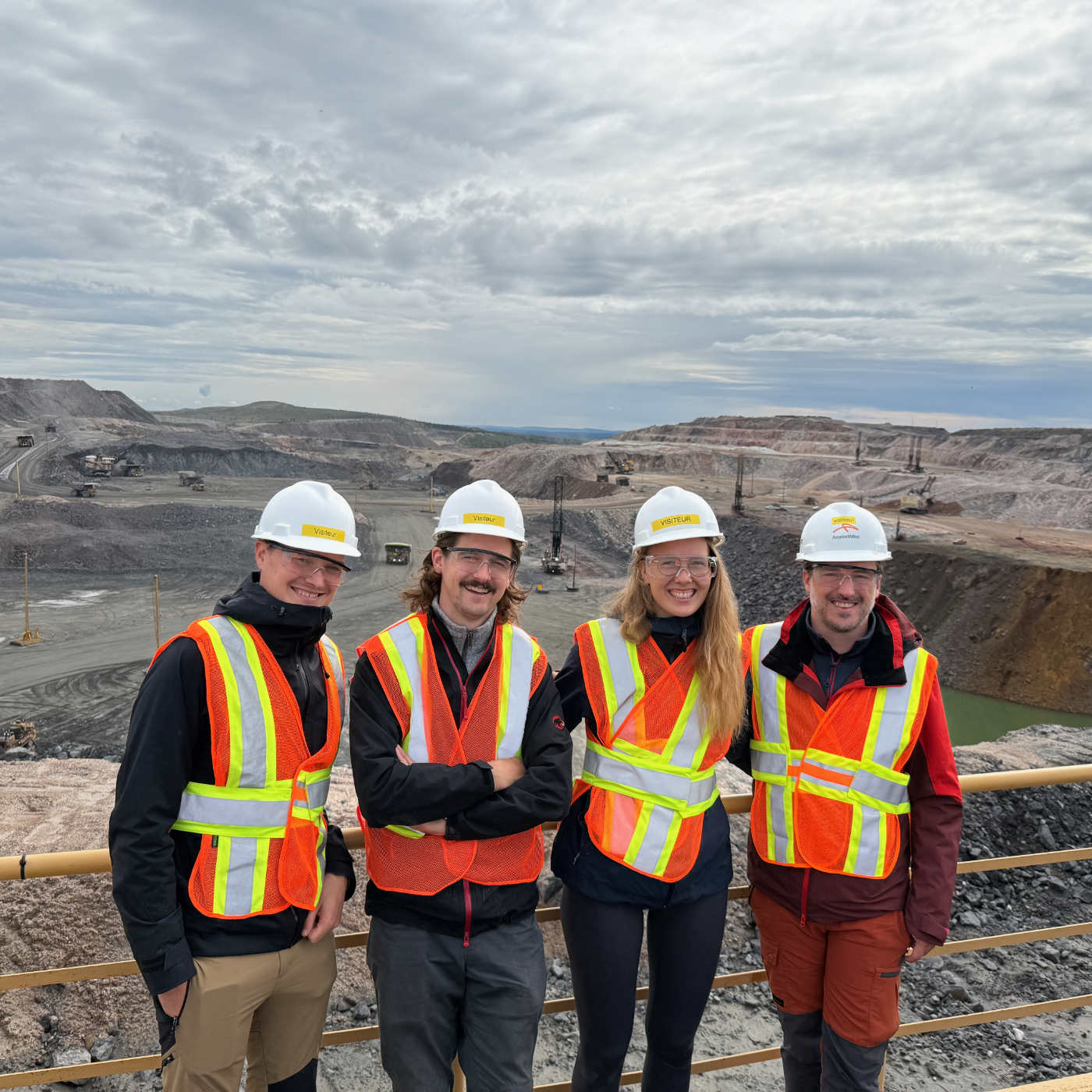 Visite de la mine du Mont-Wright