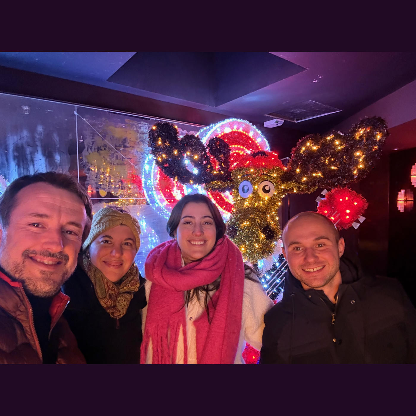 Mon renne sur le toit