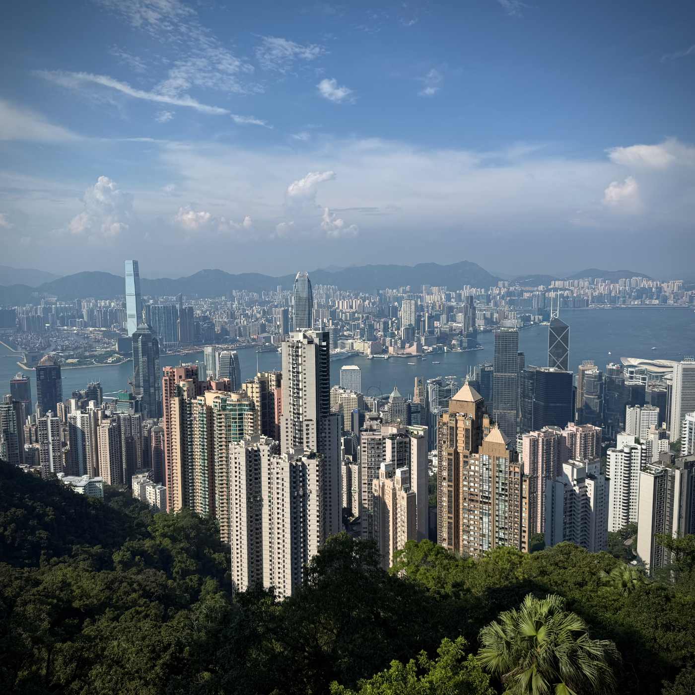 Hong Kong vue du pic